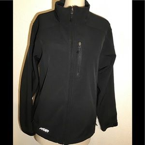 Spyder black soft shell jacket size medium